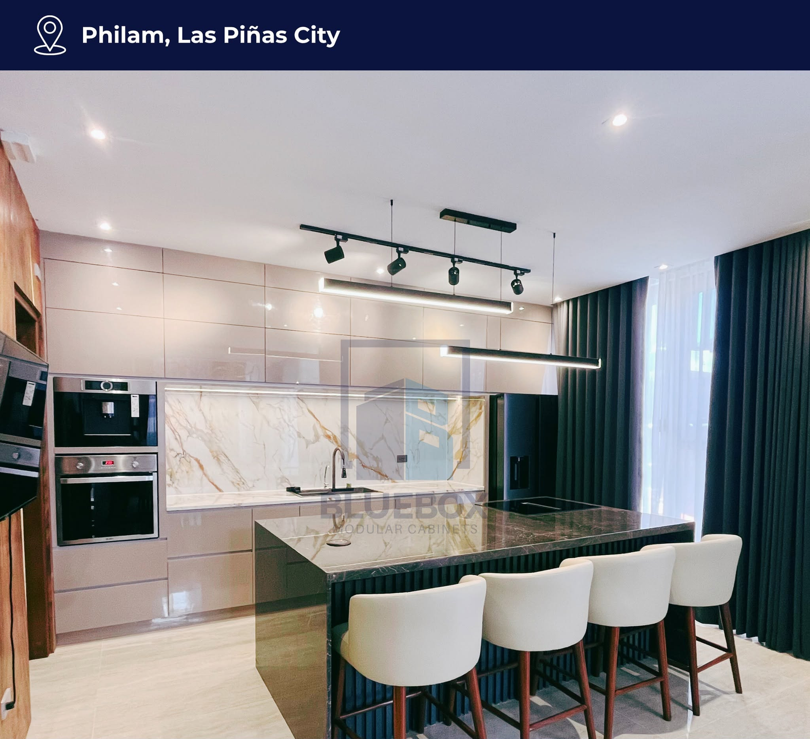 BLUEBOX completed modular kitchen in Philam, Las Piñas City