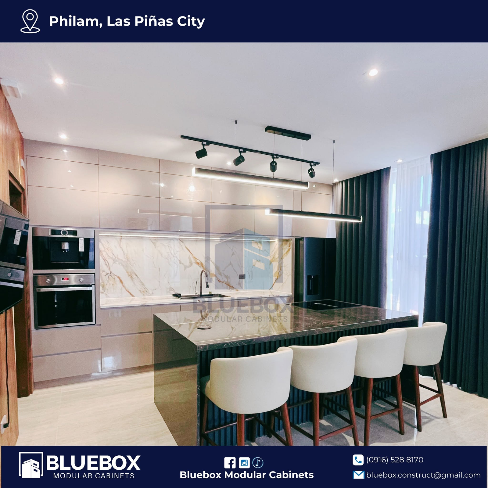 BLUEBOX modular kitchen installation in Philam, Las Piñas City